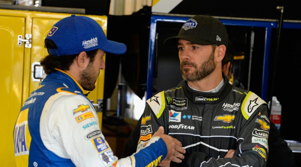 Chase Elliott Jimmie Johnson Fantasy NASCAR 2018