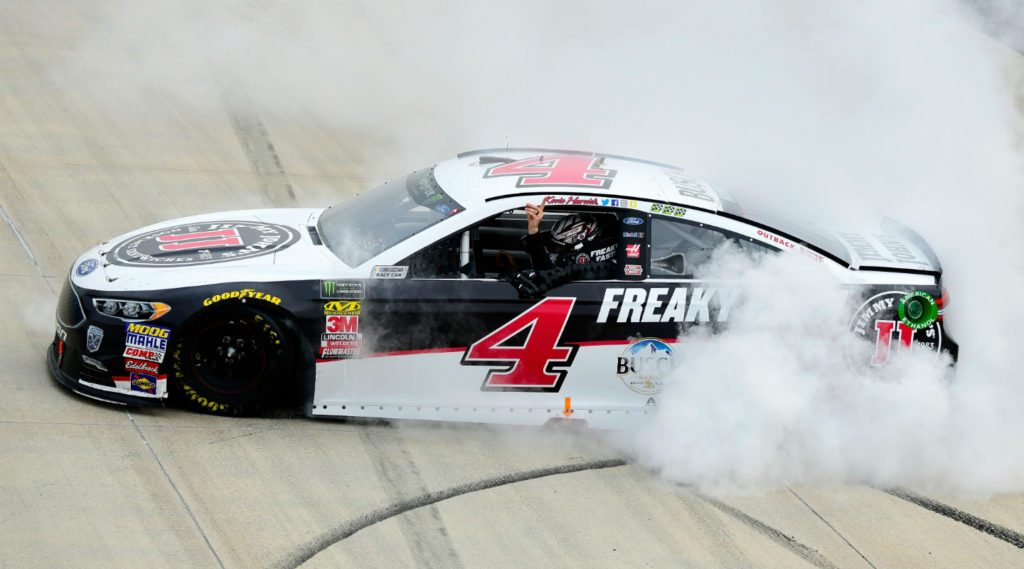 Kevin Harvick Burnout Dover Fantasy NASCAR FanDuel DraftKings