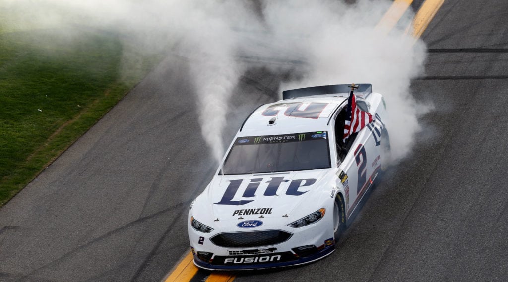 Brad Keselowski Burnout Fantasy NASCAR DraftKings FanDuel