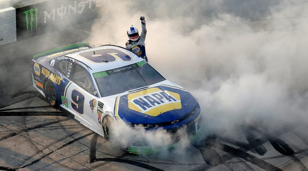 Burnout Chase Elliott Fantasy NASCAR