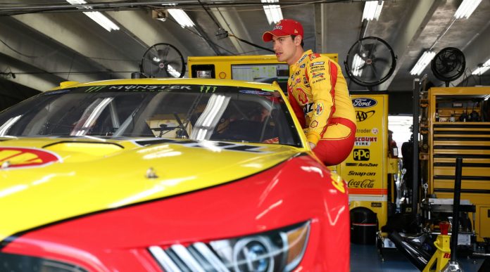 Joey Logano Charlotte Garage Fantasy NASCAR