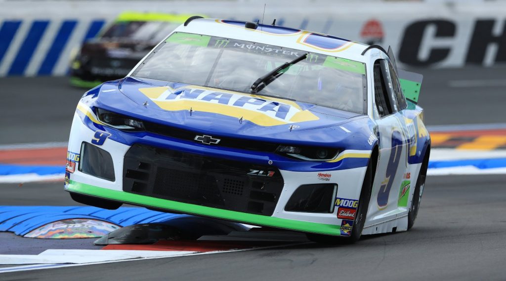 Chase Elliott Roval Curb Turtle Hop