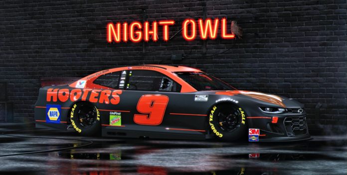 Chase Elliott Night Owl 2020 Paint Scheme