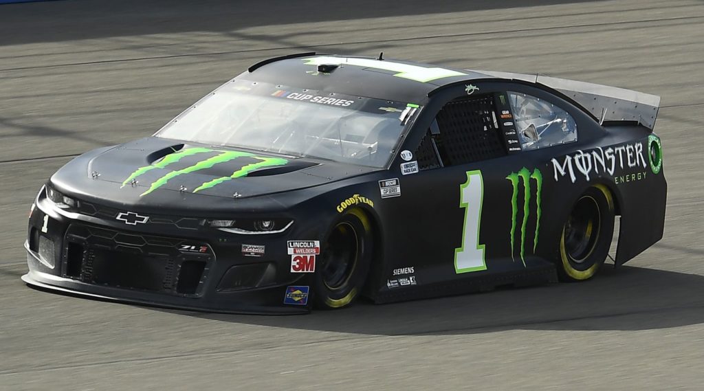 Kurt Busch Monster Energy car 2020 at Auto Club Speedway