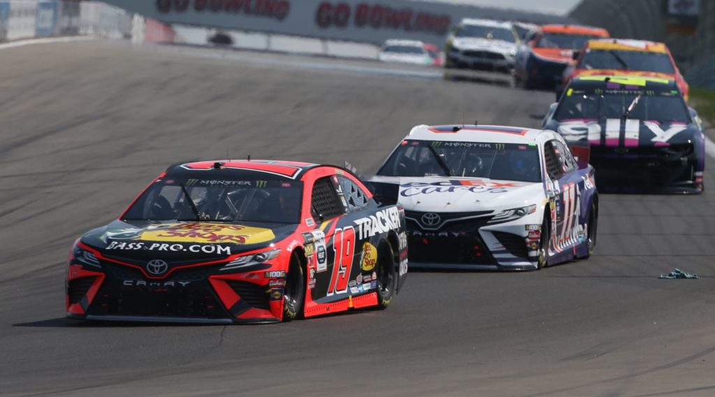 Truex leading Hamlin and Johnson at Watkins Glen 2019