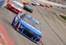 FanDuel NASCAR Driver Projections & Picks for Texas Kyle Larson leading the field at Atlanta Motor Speedway in the #5 HendrickCars.com Chevrolet 2021