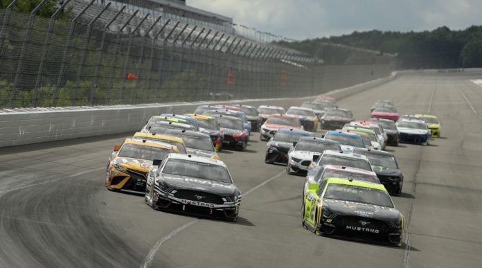 Ryan Blaney and Aric Almirola leading Pocono field 2020