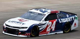 Coca-Cola 600 Starting Lineup if Qualifying is Rained Out William Byron Liberty University Paint Scheme 2021 Nashville Superspeedway