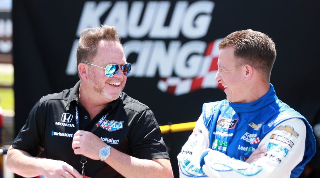 AJ Allmendinger and Michael Shank at Road America